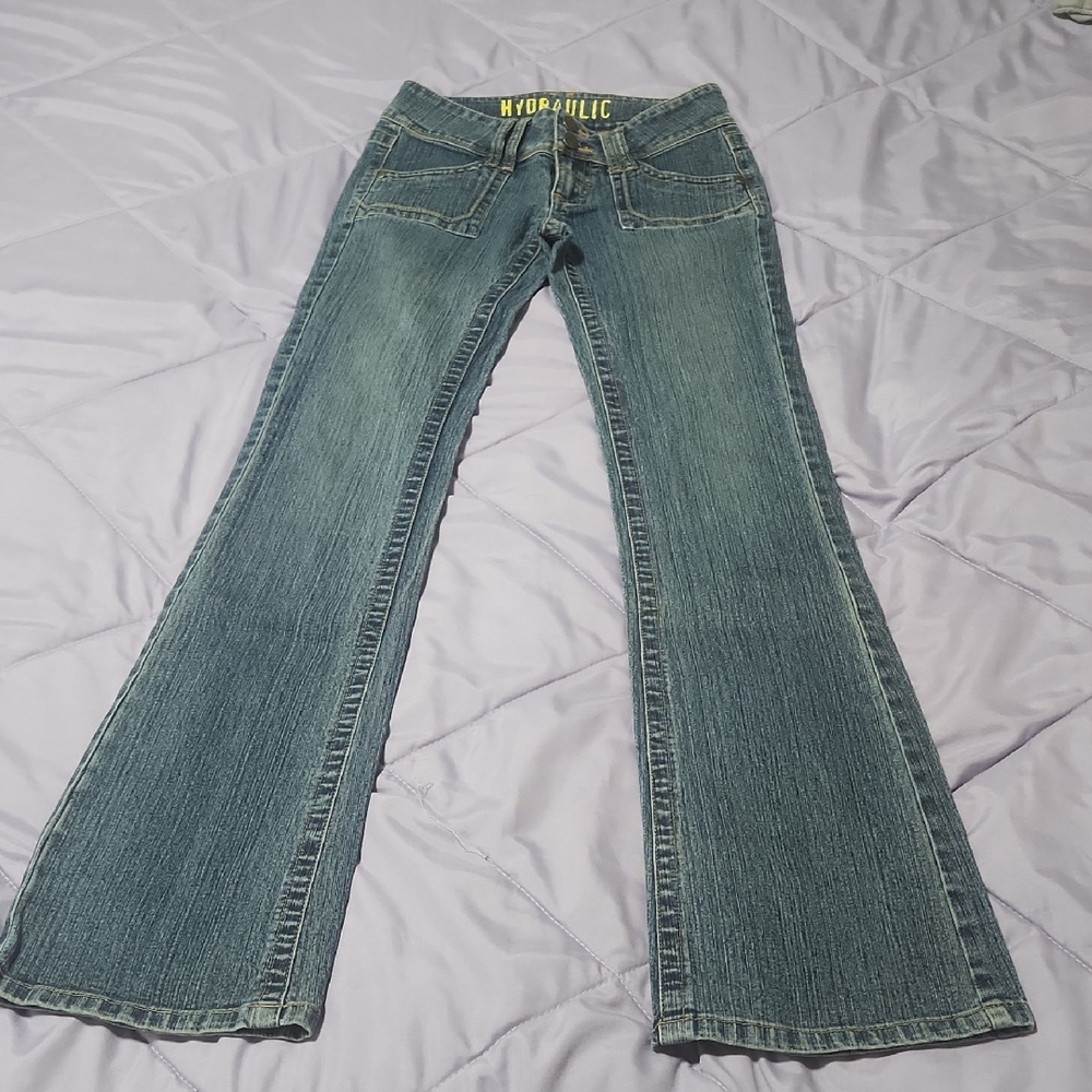 Hydraulic Women's Classic Blue Flare Jeans